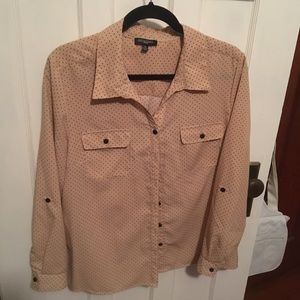 Notations button up blouse